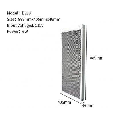 Guter Preis Elektrisch betriebener 12V Elektrostatik-Luftfilter AIR B320 für die gewerbliche Luftreinigung Online